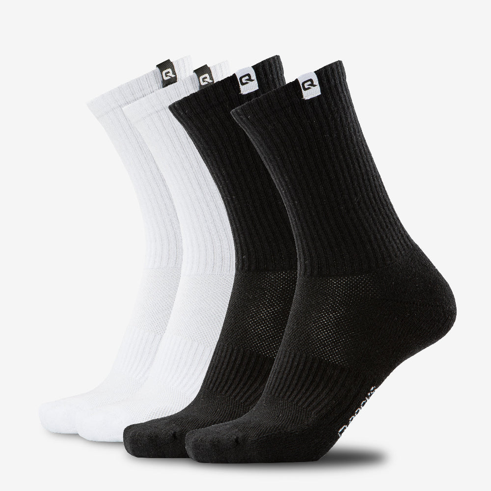 Gepolsterte Tennissocken – 4 Paar | Sportsocken für Damen & Herren | Qolonia