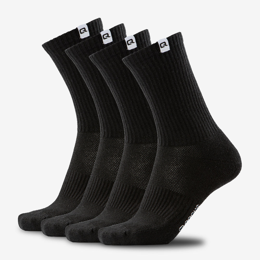Gepolsterte Tennissocken – 4 Paar | Sportsocken für Damen & Herren | Qolonia