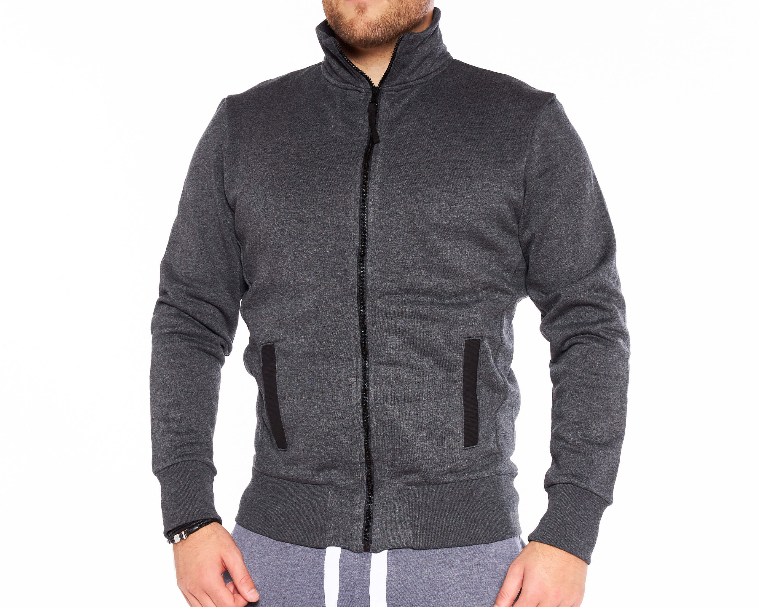 Styleko Herren Sweatshirt Cotton Strickpullover