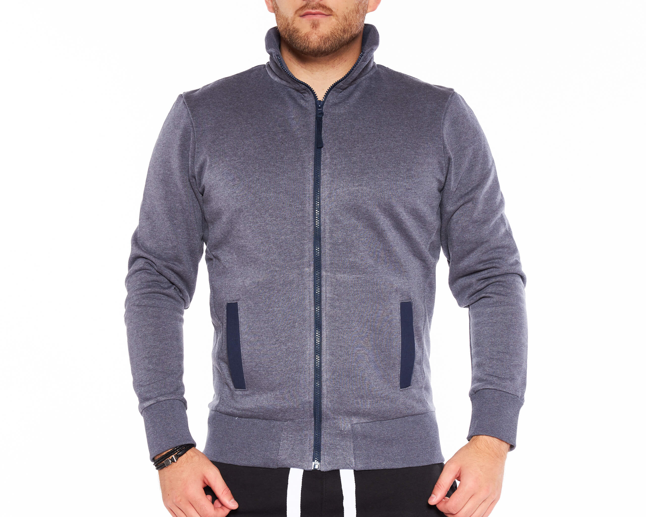 Styleko Herren Sweatshirt Cotton Strickpullover