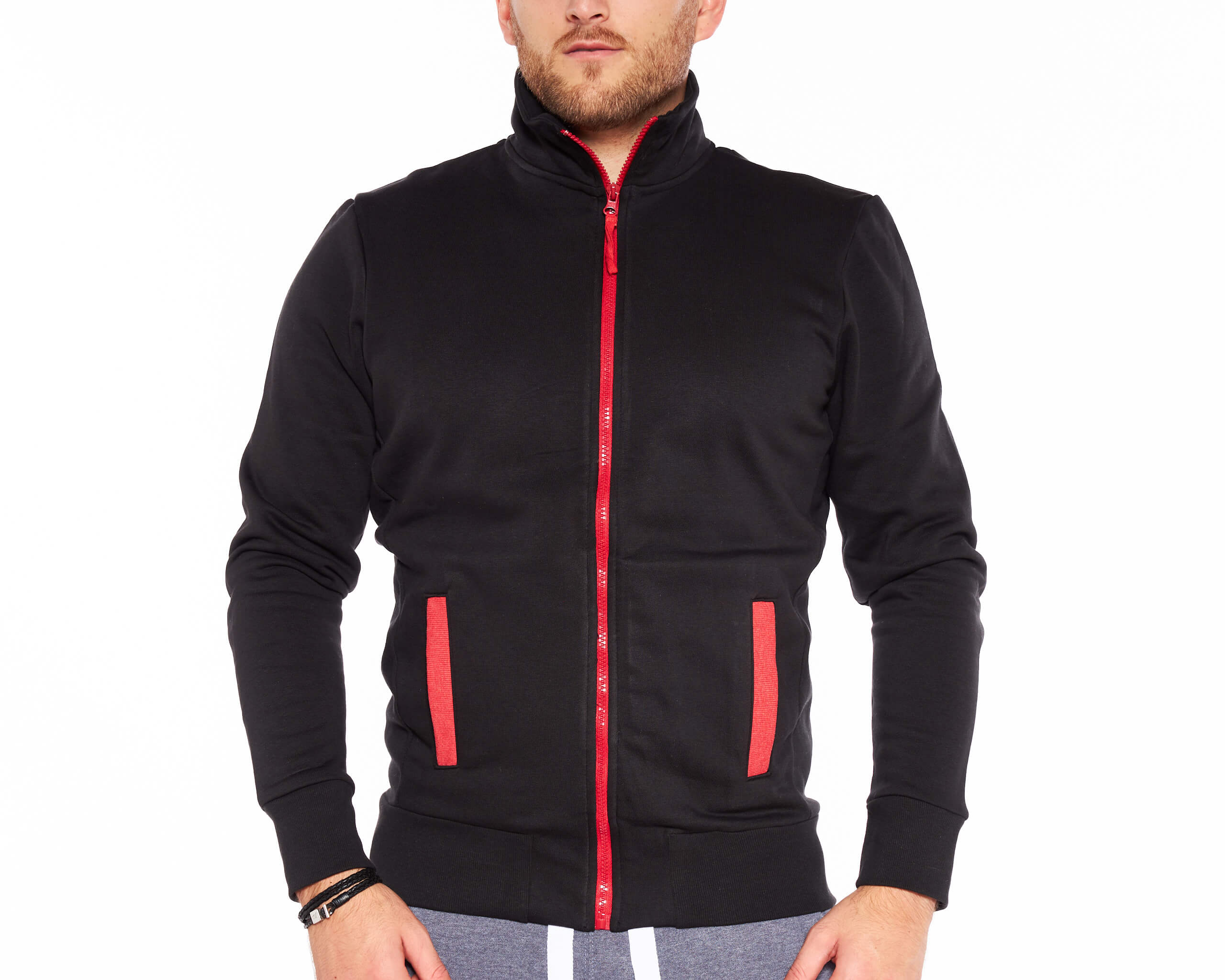 Styleko Herren Sweatshirt Cotton Strickpullover